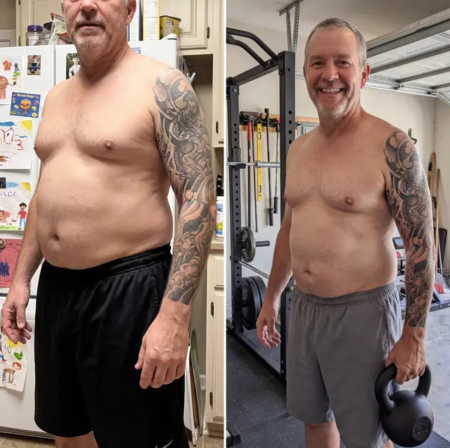 Chris B., Wildhorn customer before and after