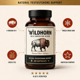 WILDHORN Wild American Bison | Natural Testosterone Support® 1
