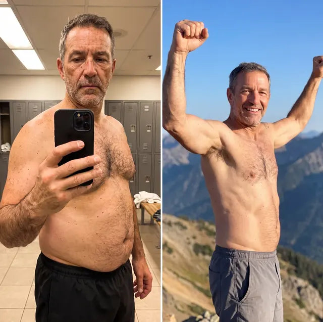 Dave H., Wildhorn customer before and after