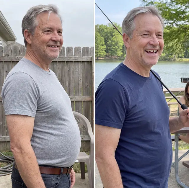 Mark T., Wildhorn customer before and after